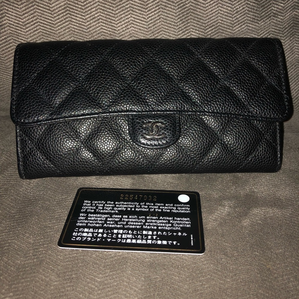 Chanel large wallet